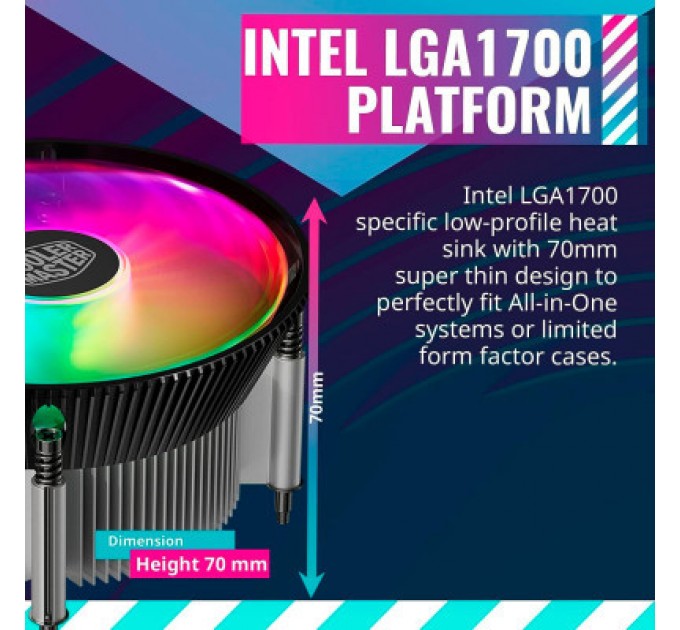 CoolerMaster Кулер до процесора CoolerMaster RR-I7C7-18PA-B1