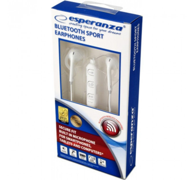 Навушники Esperanza Sport White (EH187W)