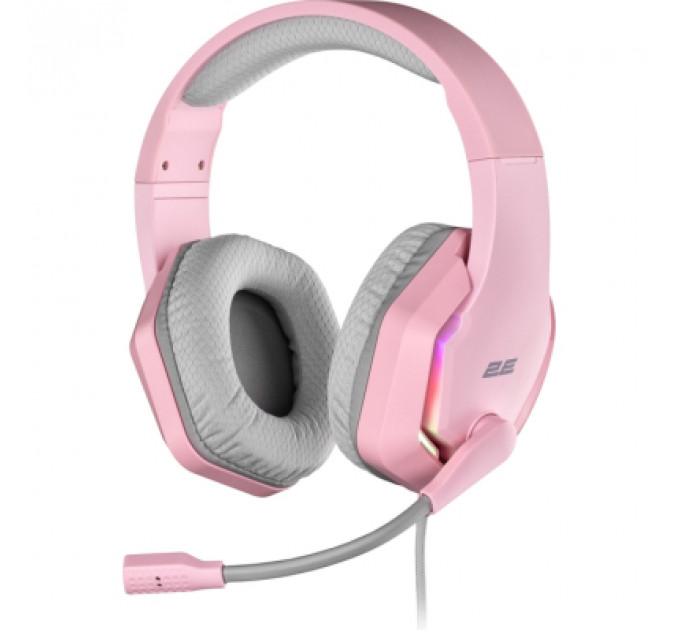 Навушники 2E Gaming HG315 RGB USB 7.1 Pink (2E-HG315PK-7.1)