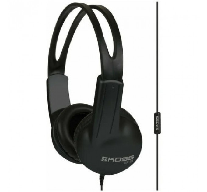 Навушники Koss UR10iK Over-Ear 3.5 mm Black (197188.101)