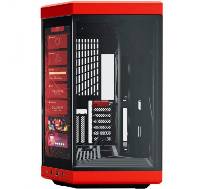 Hyte Корпус Hyte Y70 TOUCH Black-Red (CS-HYTE-Y70-BR-L)