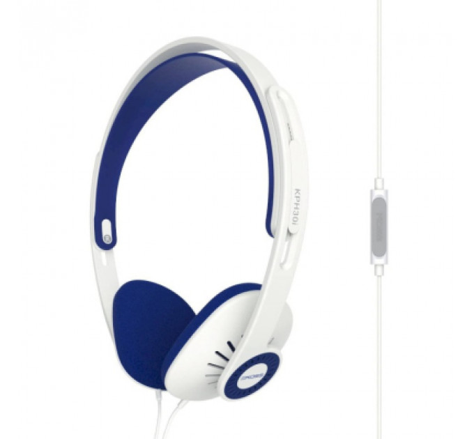 Навушники Koss KPH30iW On-Ear Mic White (195166.101)