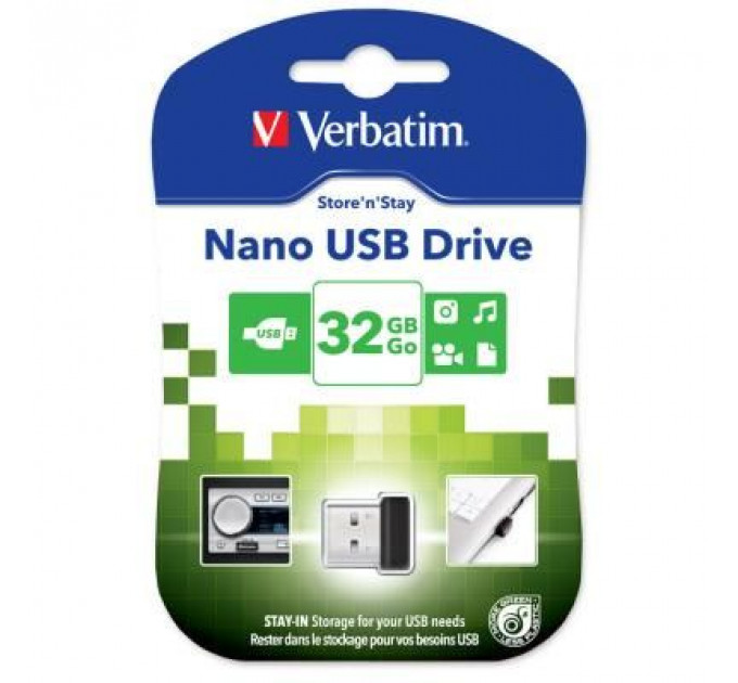 USB флеш накопичувач Verbatim 32GB Store 'n' Stay NANO USB 2.0 (98130)