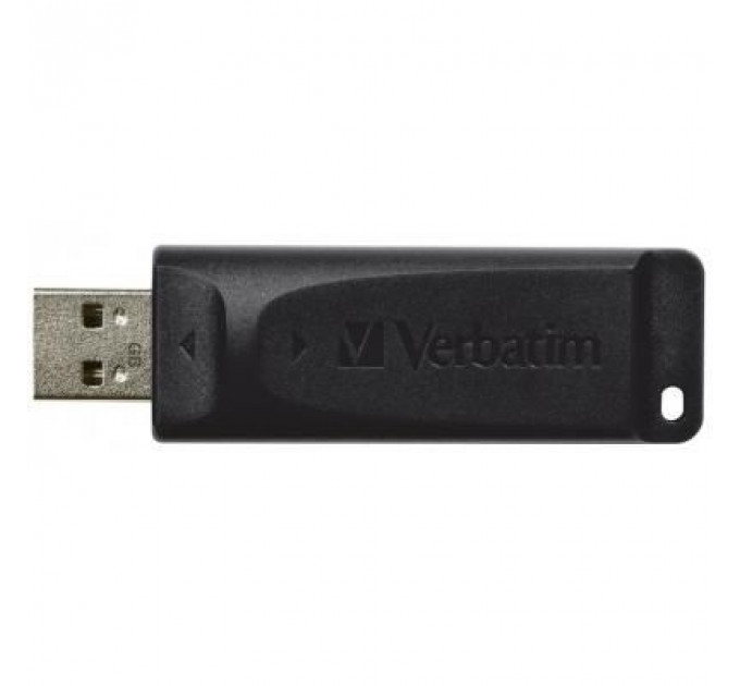 USB флеш накопичувач Verbatim 64GB Slider Black USB 2.0 (98698)
