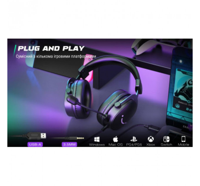 Навушники Fifine H9 Black (H9)