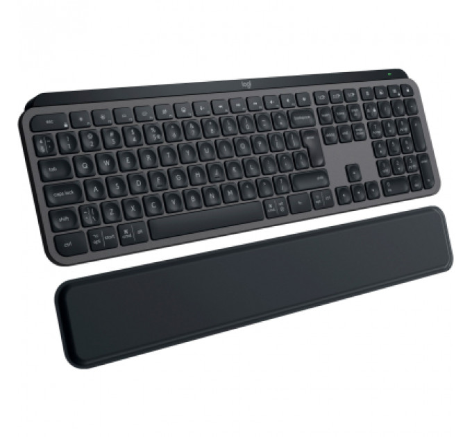 Клавіатура Logitech MX Keys S Plus Palmrest Wireless UA Graphite (920-011589)