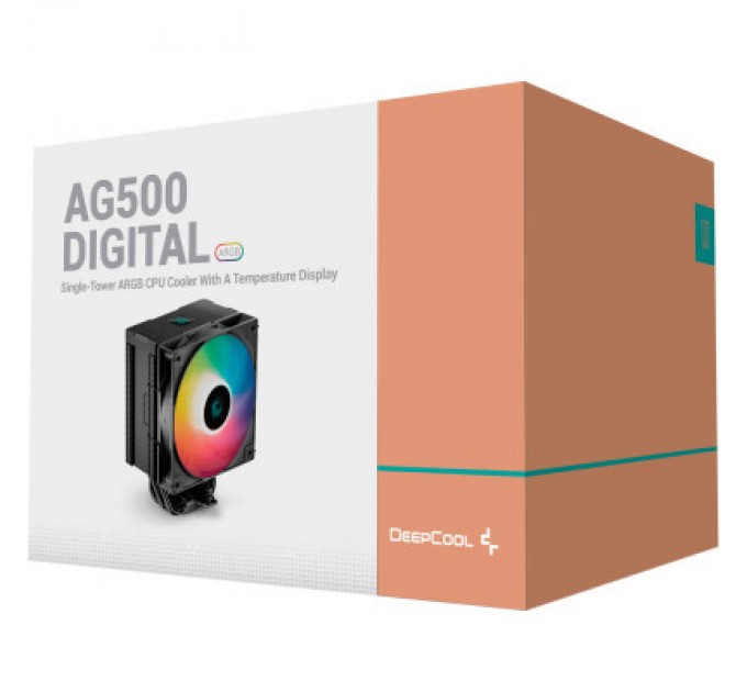 Кулер до процесора Deepcool AG500 DIGITAL ARGB