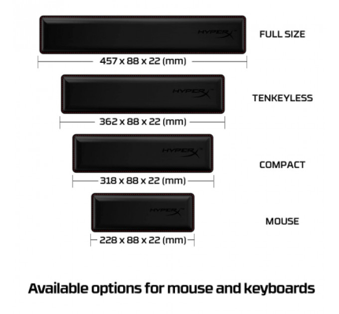 Підставка під зап'ястя HyperX Wrist Rest Mouse (4Z7X2AA)