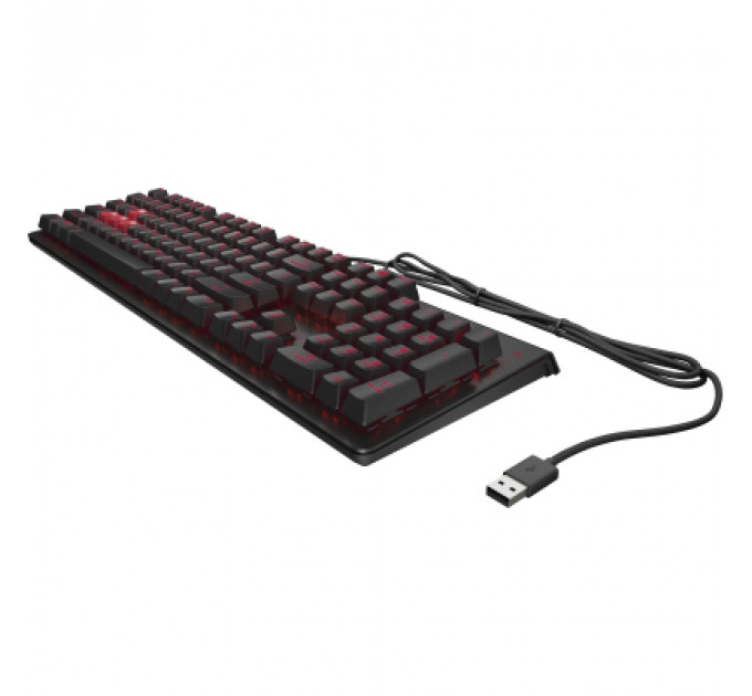 Клавіатура HP OMEN Encoder LED 104key Cherry MX Red USB Black (6YW76AA)