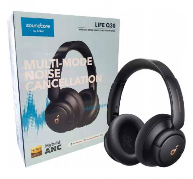 Навушники Anker SoundСore Life Q30 Black (A3028011)