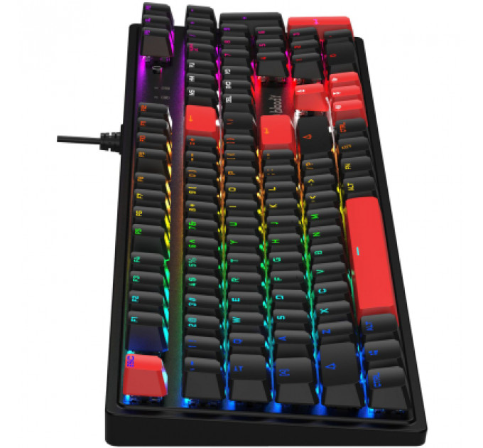 Клавіатура A4Tech Bloody S510R RGB BLMS Switch Red USB Black (Bloody S510R Fire Black)