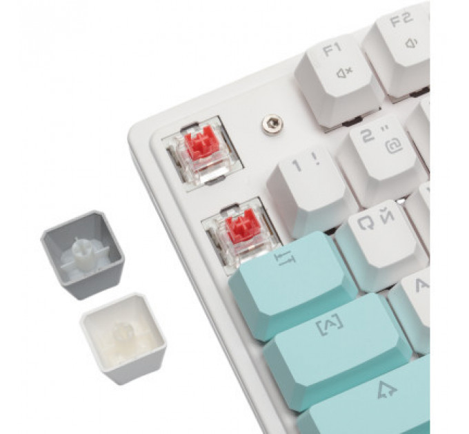 Клавіатура A4Tech Bloody S510R RGB BLMS Switch Red USB Icy White (Bloody S510R Icy White)
