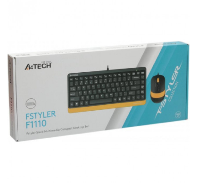 Комплект A4Tech F1110 USB Bumblebee (F1110 Bumblebee)