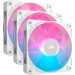 Corsair Кулер до корпусу Corsair iCUE Link RX120 RGB PWM White Triple Pack (CO-9051022-WW)