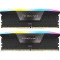 Corsair Модуль пам'яті для комп'ютера DDR5 32GB (2x16GB) 5600 MHz Vengeance RGB Black Corsair (CMH32GX5M2B5600C40K)