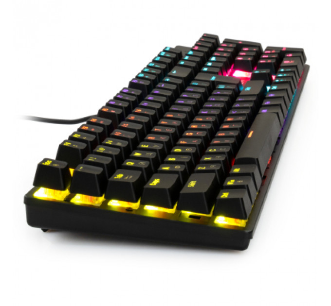Клавіатура Vinga KBGM-101 LED Red Switch USB Black (KBGM-101 Black)