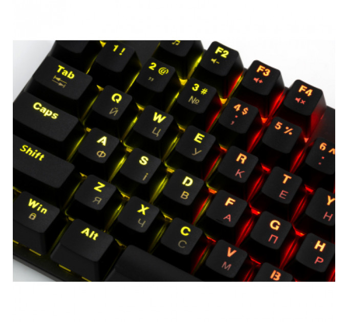 Клавіатура Vinga KBGM-101 LED Red Switch USB Black (KBGM-101 Black)