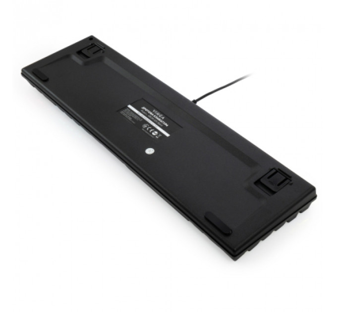 Клавіатура Vinga KBGM-101 LED Red Switch USB Black (KBGM-101 Black)