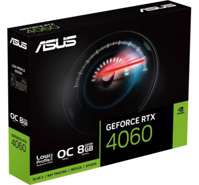 Відеокарта ASUS GeForce RTX4060 8Gb OC LP (RTX4060-O8G-LP-BRK)