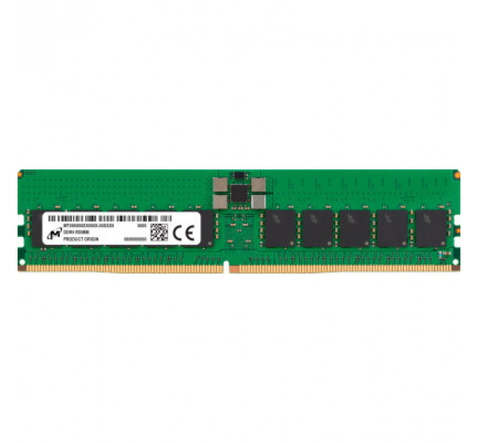Модуль пам'яті для сервера Micron DDR5 RDIMM 32GB 2Rx8 4800 CL40 (16Gbit) (Single Pack) (MTC20F2085S1RC48BR)