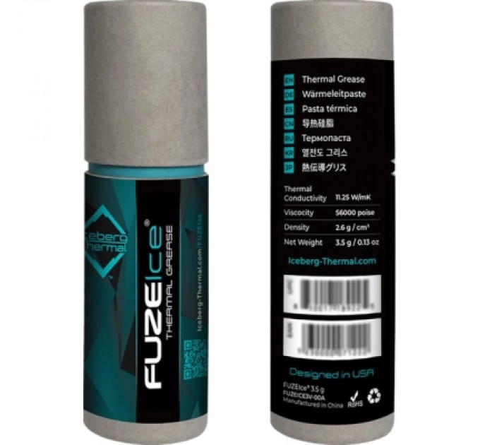 Iceberg Thermal Термопаста Iceberg Thermal FUZEIce 3.5g (BLACKICE4G-00A)