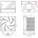 ID-Cooling Кулер до процесора ID-Cooling Frozn A610 ARGB White (FROZN A610 ARGB White)