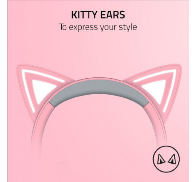 Навушники Razer Kraken Kitty V2 Quartz (RZ04-04730200-R3M1)