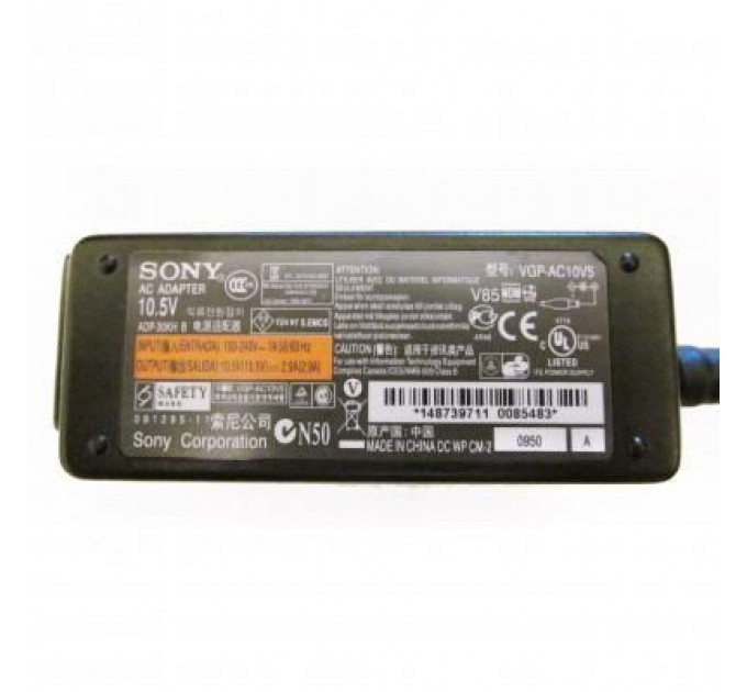 Блок живлення до ноутбуку Sony 30W 10.5V 2.9A разъем 4.8/1.7 (VGP-AC10V5)