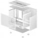 Deepcool Корпус Deepcool CH160 White (R-CH160-WHNGI0-G-1)