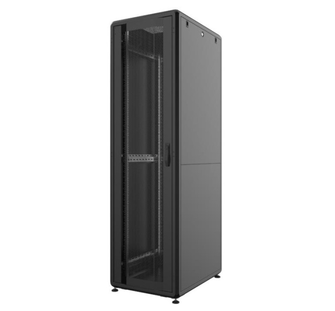 Mirsan Шафа напольна Mirsan GTS 19" 22U 600x1000, RAL 9005 (MR.GTS22U61DE.01)