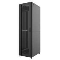 Шафа напольна Mirsan GTS 19" 42U 600x1000, RAL 9005 (MR.GTS42U61DE.01)