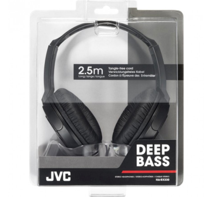 Навушники JVC HA-RX330 Black (HA-RX330-E)