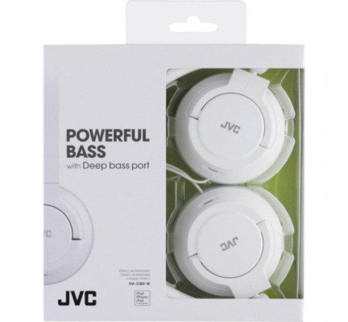 Навушники JVC HA-S180 White (HA-S180-W-EF)