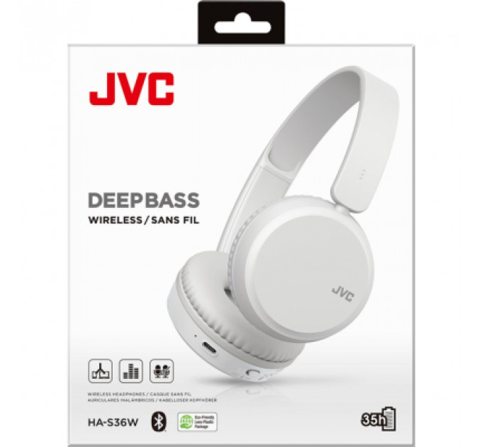 Навушники JVC HA-S36W White (HA-S36W-W-U)