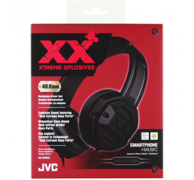 Навушники JVC HA-SR50X Black (HA-SR50X-E)