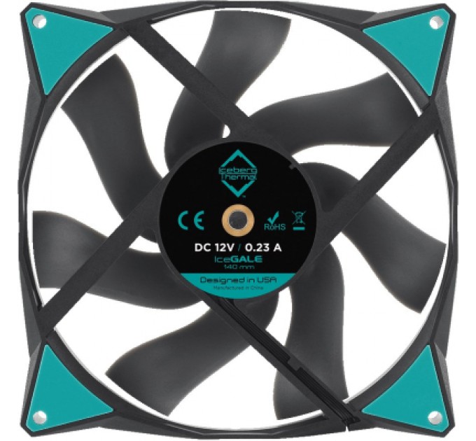 Iceberg Group Кулер до корпусу Iceberg Group IceGALE 140mm Gray (ICEGALE14-B0A)