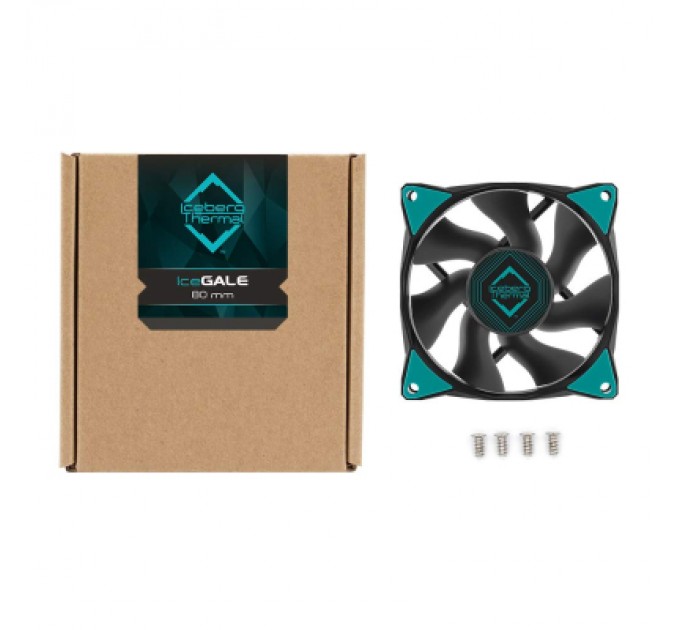 Iceberg Group Кулер до корпусу Iceberg Group IceGALE 80mm Black (ICEGALE08-C0A)