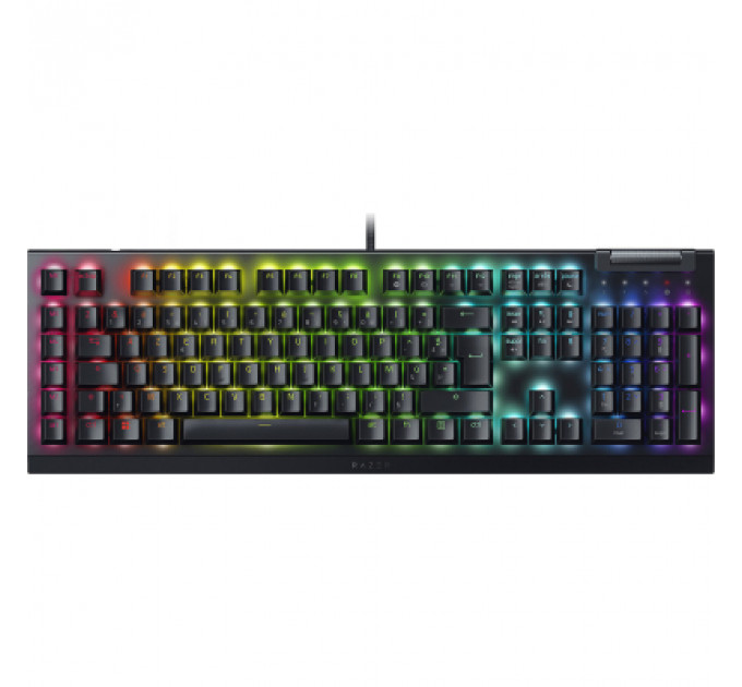 Клавіатура Razer BlackWidow V4 X Green Switch USB RU Black (RZ03-04700800-R3R1)