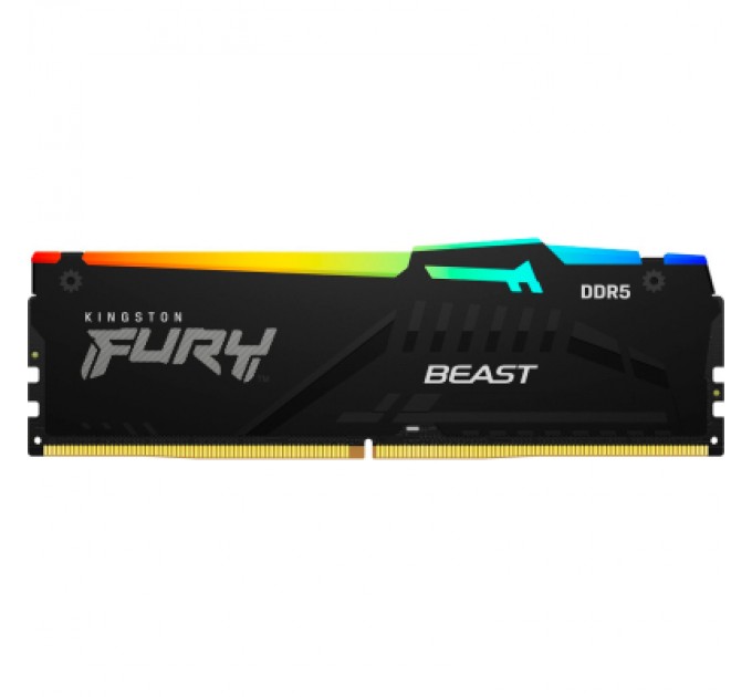 Kingston Fury (ex.HyperX) Модуль пам'яті для комп'ютера DDR5 32GB 6000 MHz Beast RGB EXPO Kingston Fury (ex.HyperX) (KF560C30BBEA-32)