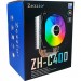 Zezzio Кулер до процесора Zezzio ZH-C400 V2 ARGB/SRGB Ultra Fan