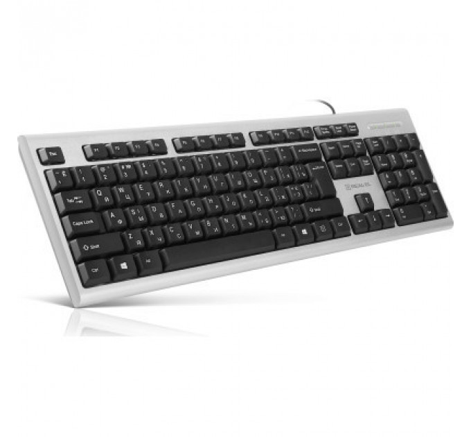 Клавіатура REAL-EL 507 Standard USB Silver