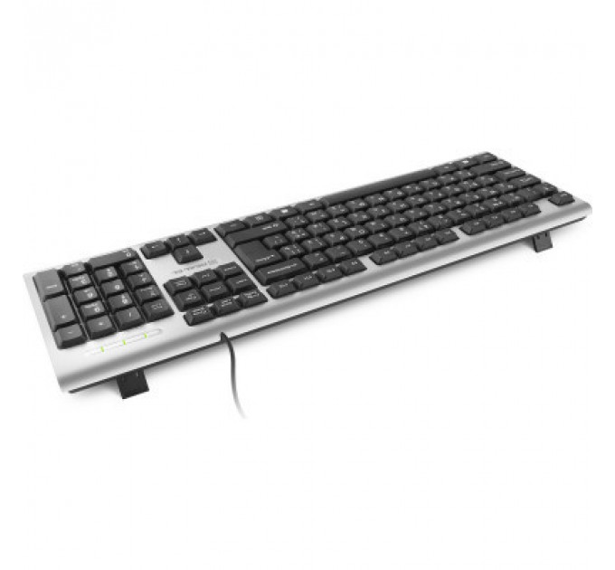 Клавіатура REAL-EL 507 Standard USB Silver