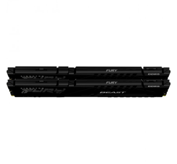 Kingston Fury (ex.HyperX) Модуль пам'яті для комп'ютера DDR5 64GB (2x32GB) 6000 MHz Beast Black EXPO Kingston Fury (ex.HyperX) (KF560C36BBEK2-64)