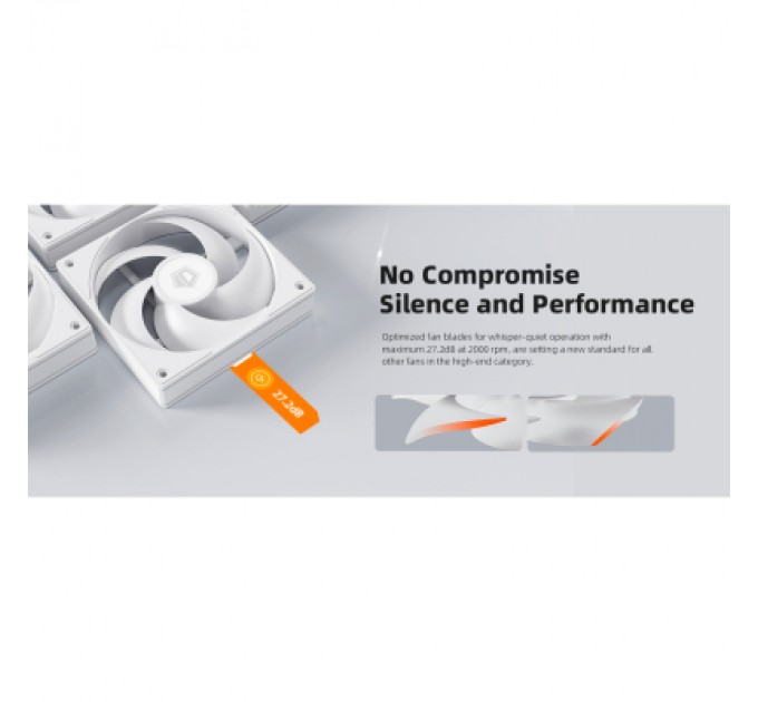 ID-Cooling Кулер до корпусу ID-Cooling Вентилятор ID-Cooling AS-120-W Trio (AS-120-W TRIO)
