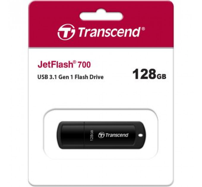 USB флеш накопичувач Transcend 128GB JetFlash 700 USB 3.0 (TS128GJF700)