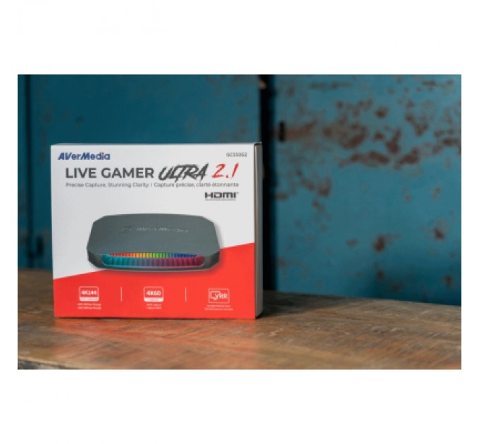 AVerMedia Пристрій захоплення відео AVerMedia GC553G2 ULTRA 2.1 RGB, 2160p144(pass-trought), 2160p60(record) (61GC553G20BV)