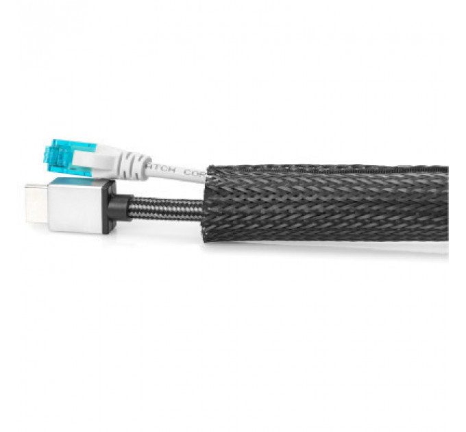 Тримач для кабелю Digitus Cable Tube, 2m, black (DA-90507)