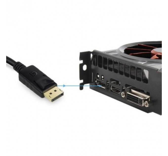 Перехідник DisplayPort Male to HDMI 4K Ultra HD Female ST-Lab (U-996-4K)