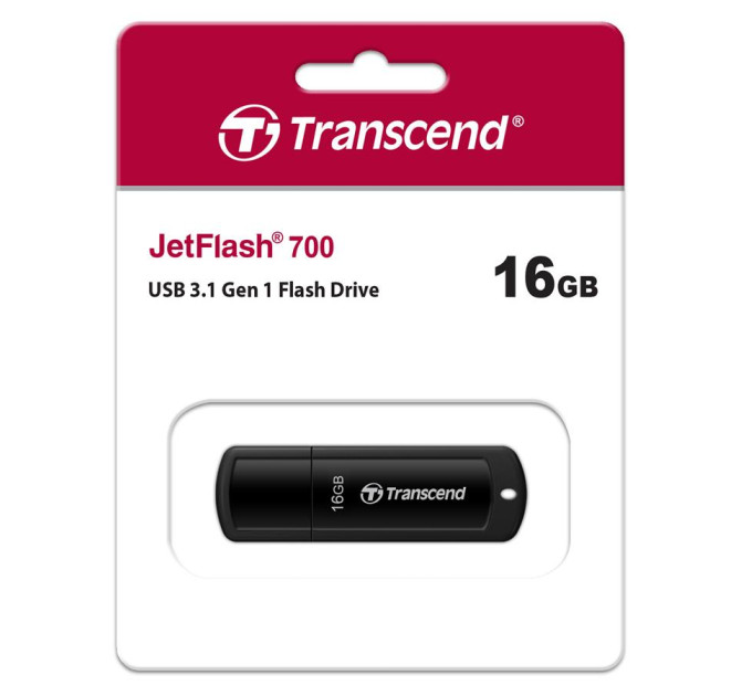 Transcend USB флеш накопичувач Transcend 16Gb JetFlash 700 (TS16GJF700)