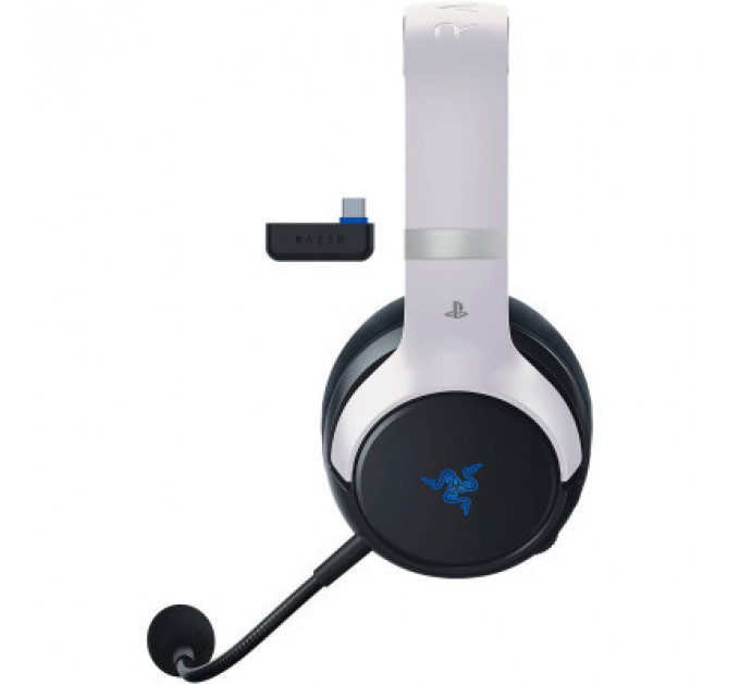 Навушники Razer Kaira Pro Hyperspeed for PS5 Bluetooth White-Black (RZ04-04030200-R3G1)